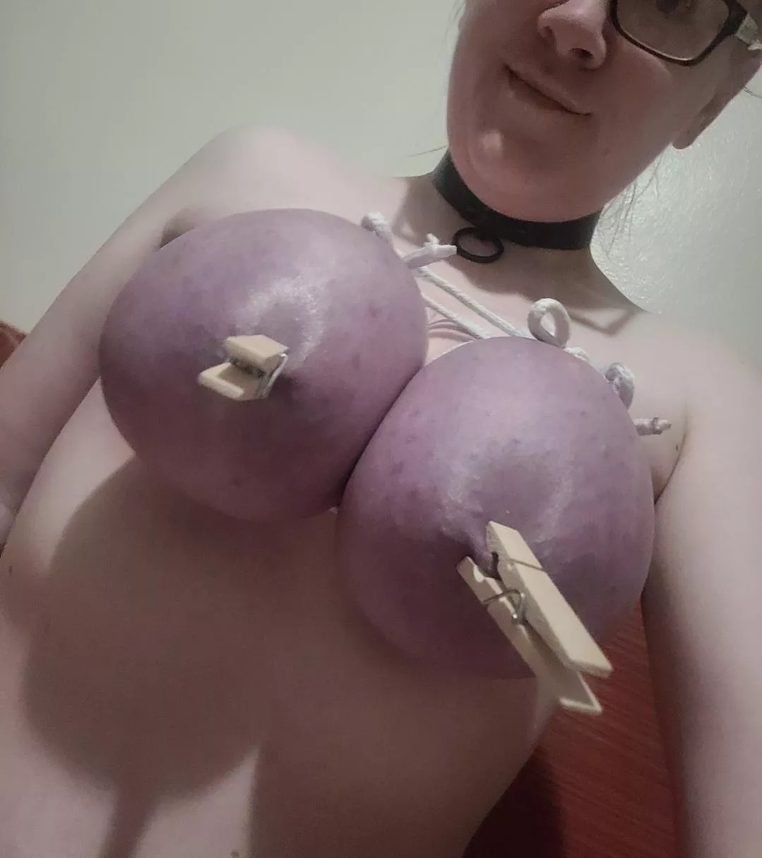 Nothing gets me wet quite like having my tits tied [f] posted by mariejanexo