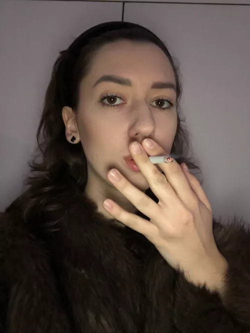 only a cigarette can warm my lungs when it's cold outside by Fragrant-Plant6622