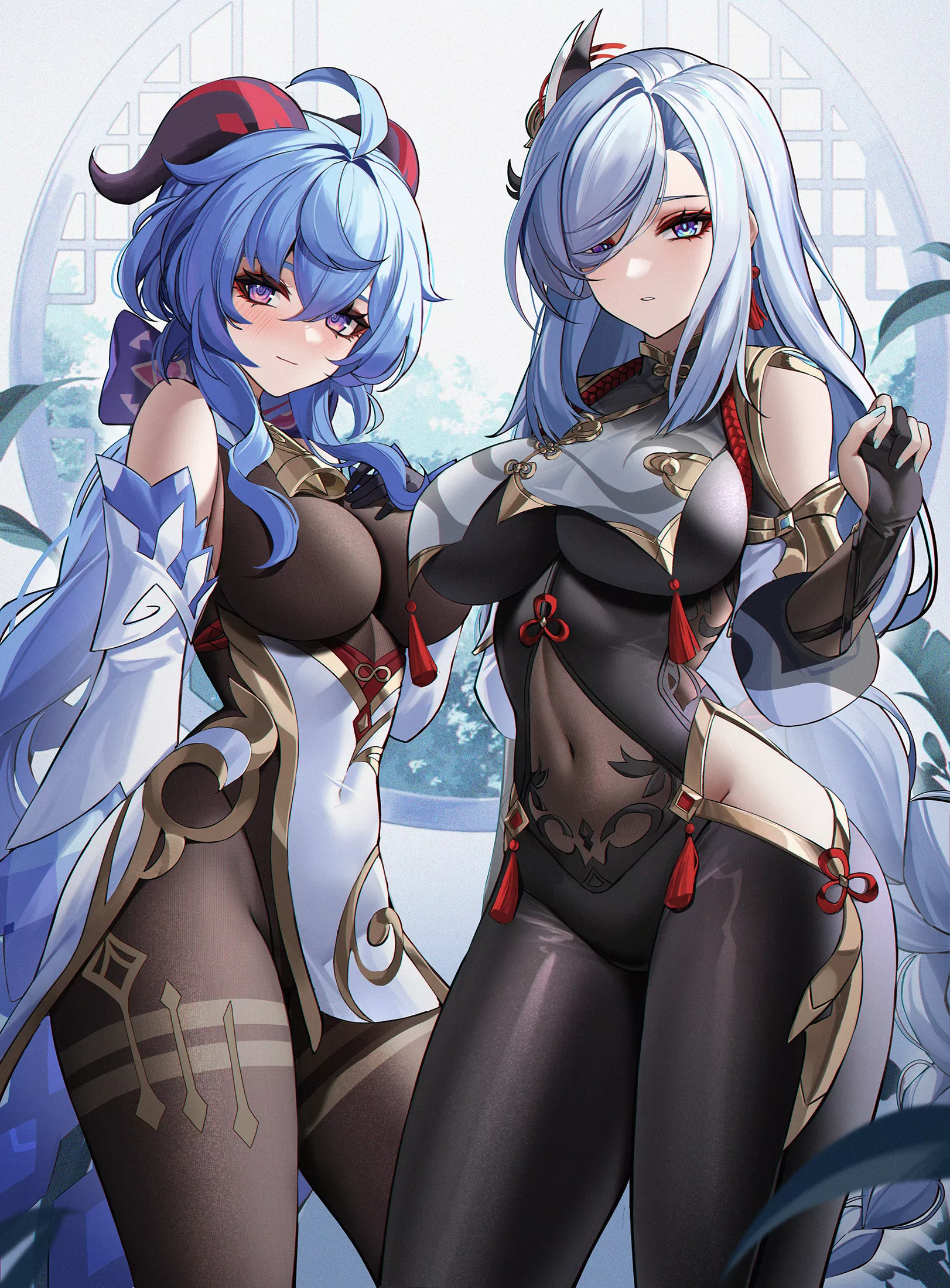 Shenhe & Ganyu [Genshin Impact] posted by CheetahSperm18