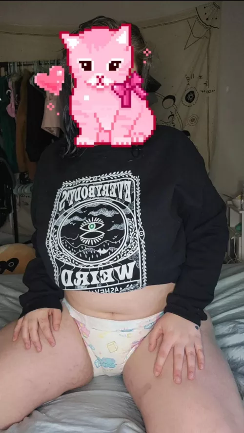 ur favorite diapered baby is back :3 by sylveonpr1ncess