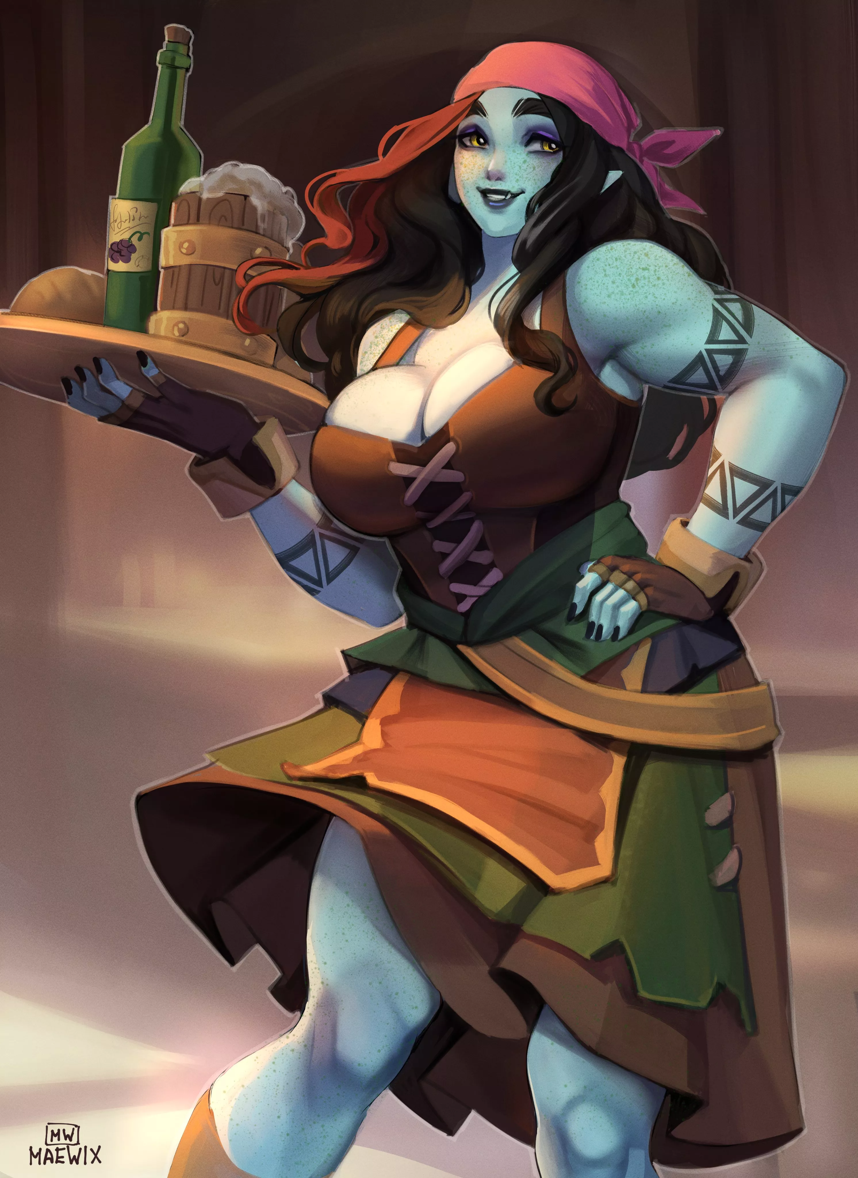 Viviane Hunt, your barmaid for tonight (Maewix) posted by Penacham