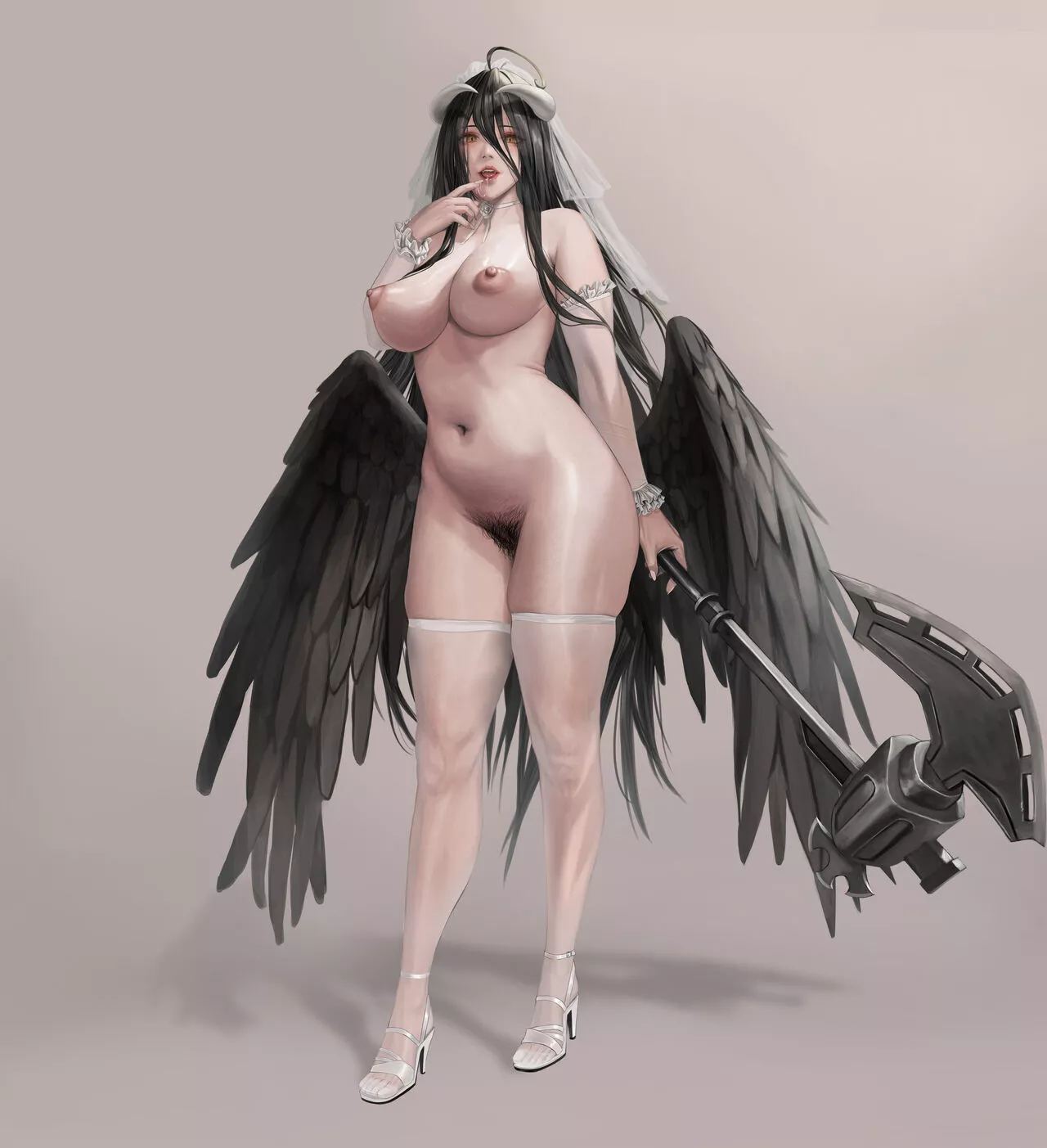 Albedo Lusty Fighter (Jeneral) [Overlord] (X-post from r/Fuckubus) posted by sequence_string