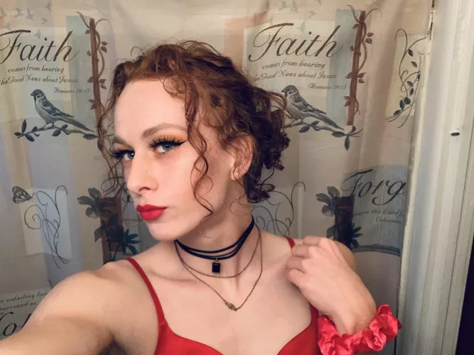 Am i too feminine?🤭 by racyredhead