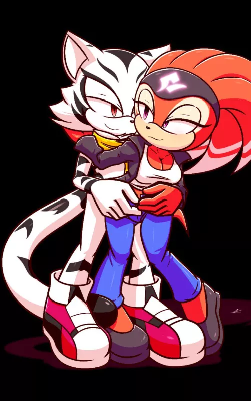 Blast the tiger and shade the echidna (unknown) by Ghostluvstudios