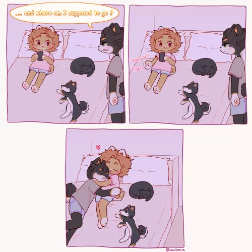 Cheesy moments are important too 😌💕 comic made by myself @Louloous ✌ by Louloous