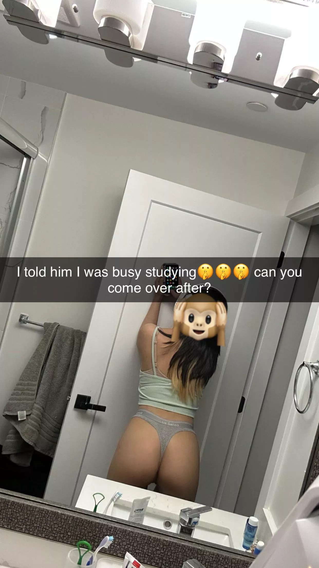(F18 asian) sorry babe, I’m busy studying tonight 🥺 posted by LittleLilySoup