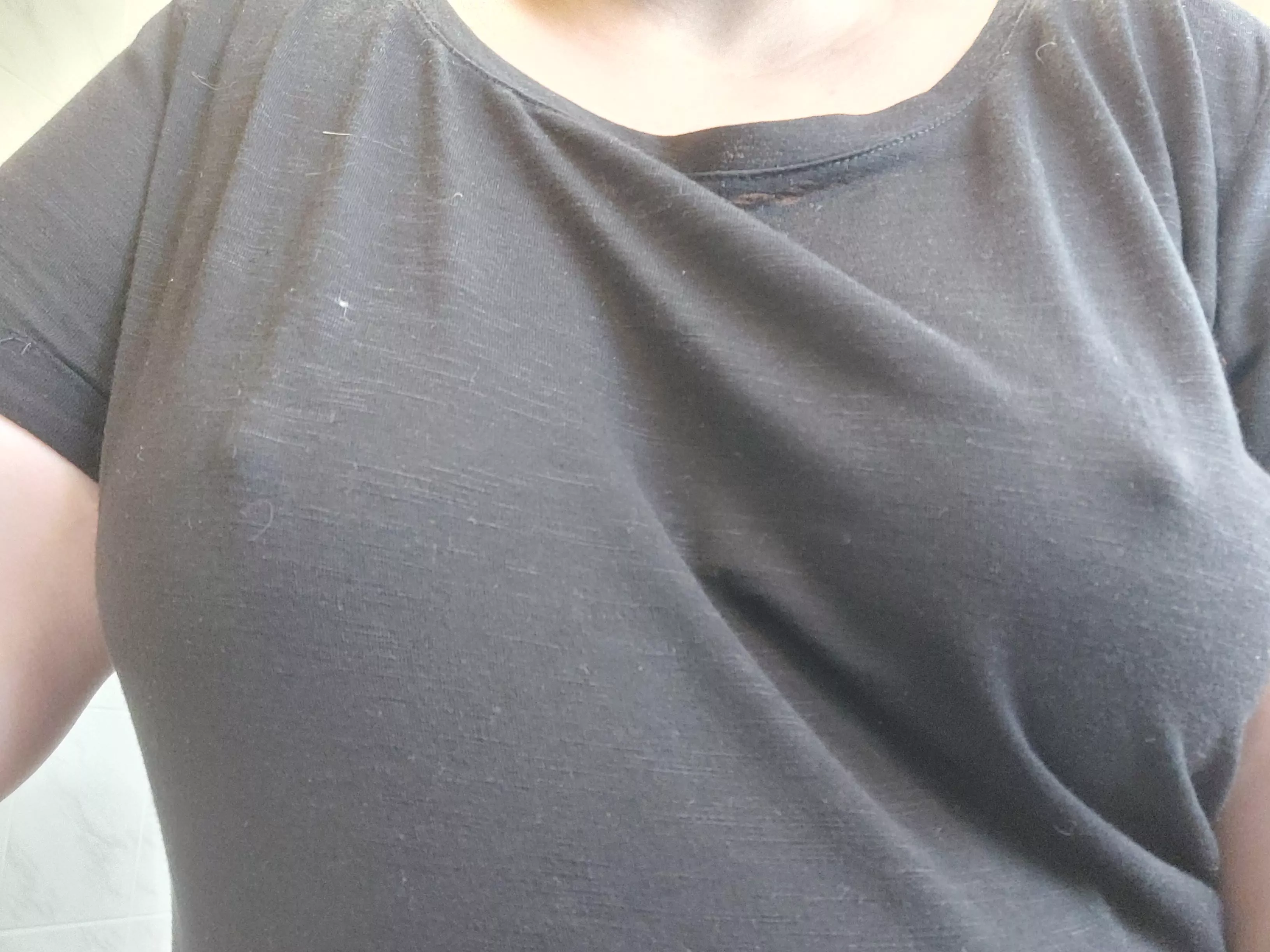 Feel free without bra posted by CheeckyMe1992