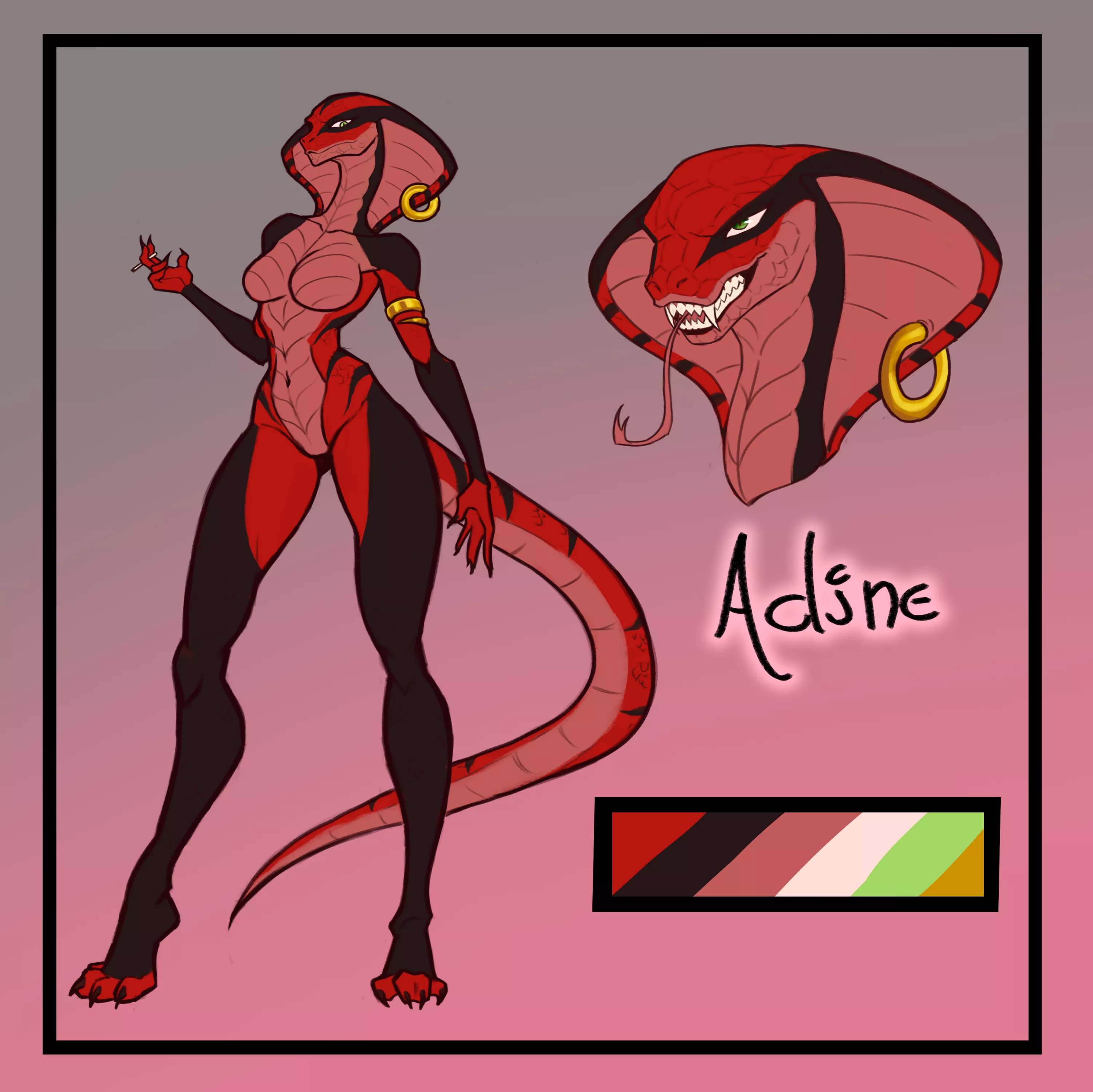 Fursona i made as a gift for a friend :3 (art by me) posted by Furgotmyname_