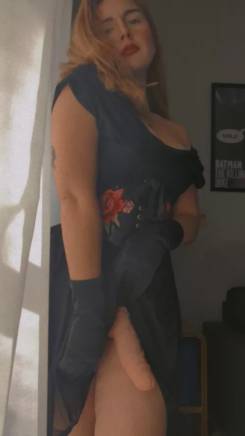 I love it when a dress is puffy enough to hide perfectly a hard on by MaiaRedhood