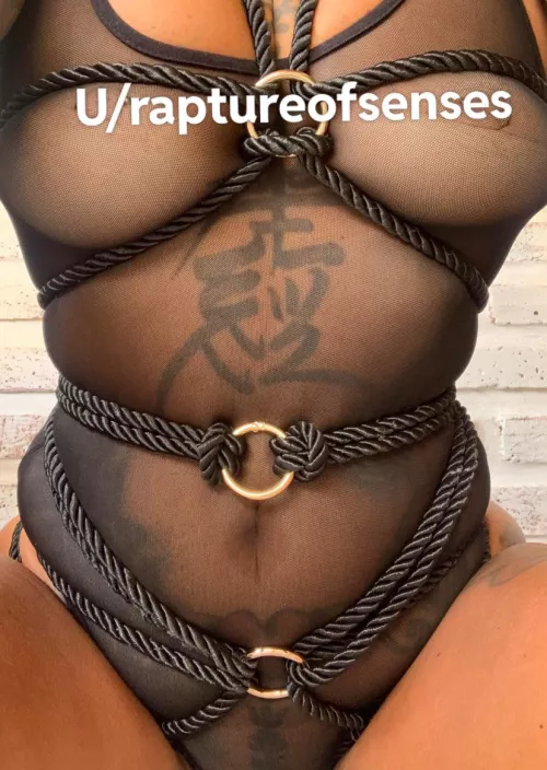 Leather and rope set I made by raptureofsenses