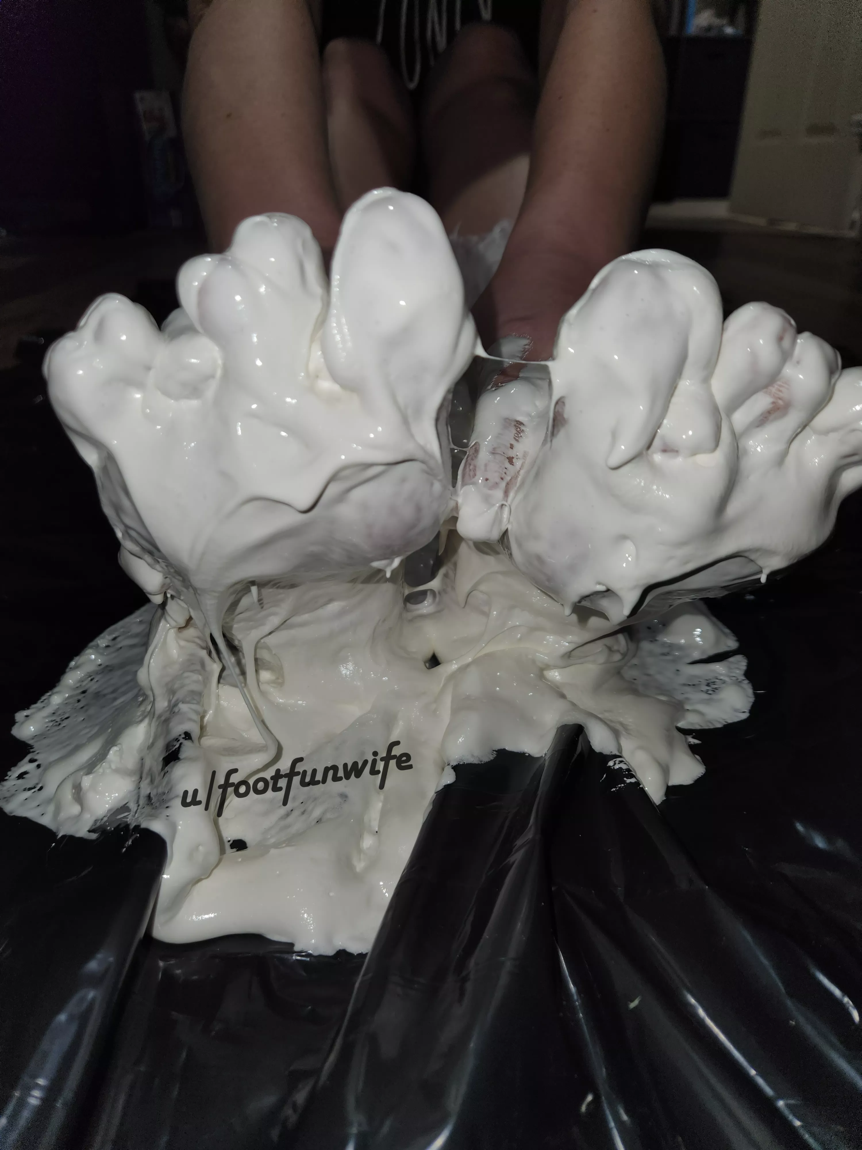 Lick them clean! posted by footfunwife