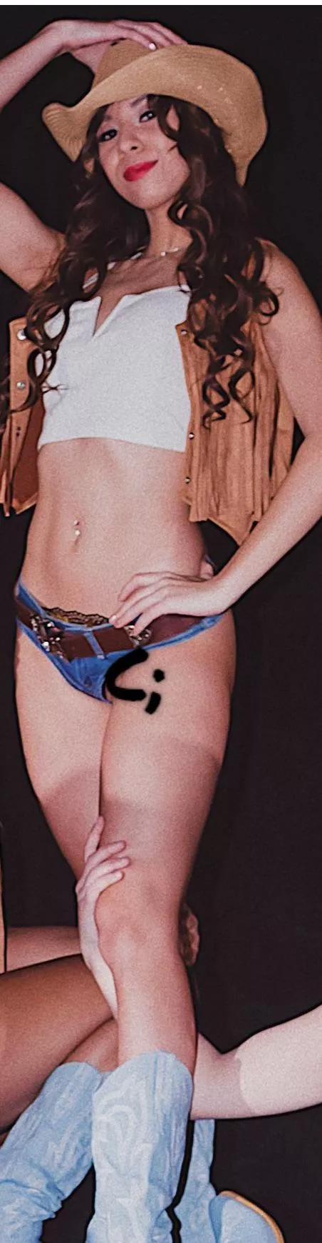 My blue cowgirl boots posted by YummyHoneyyy