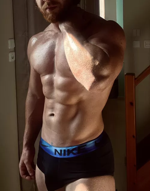 My bulge feels good in these Nikes by Bearded_alpha1