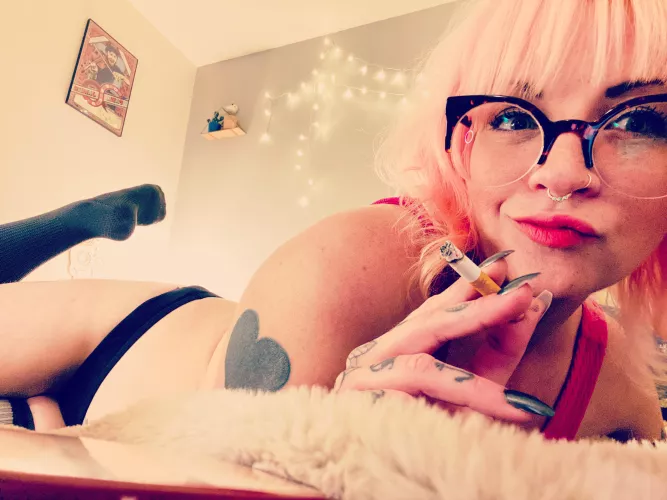 Smoke in bed with me? by KaleNegative227