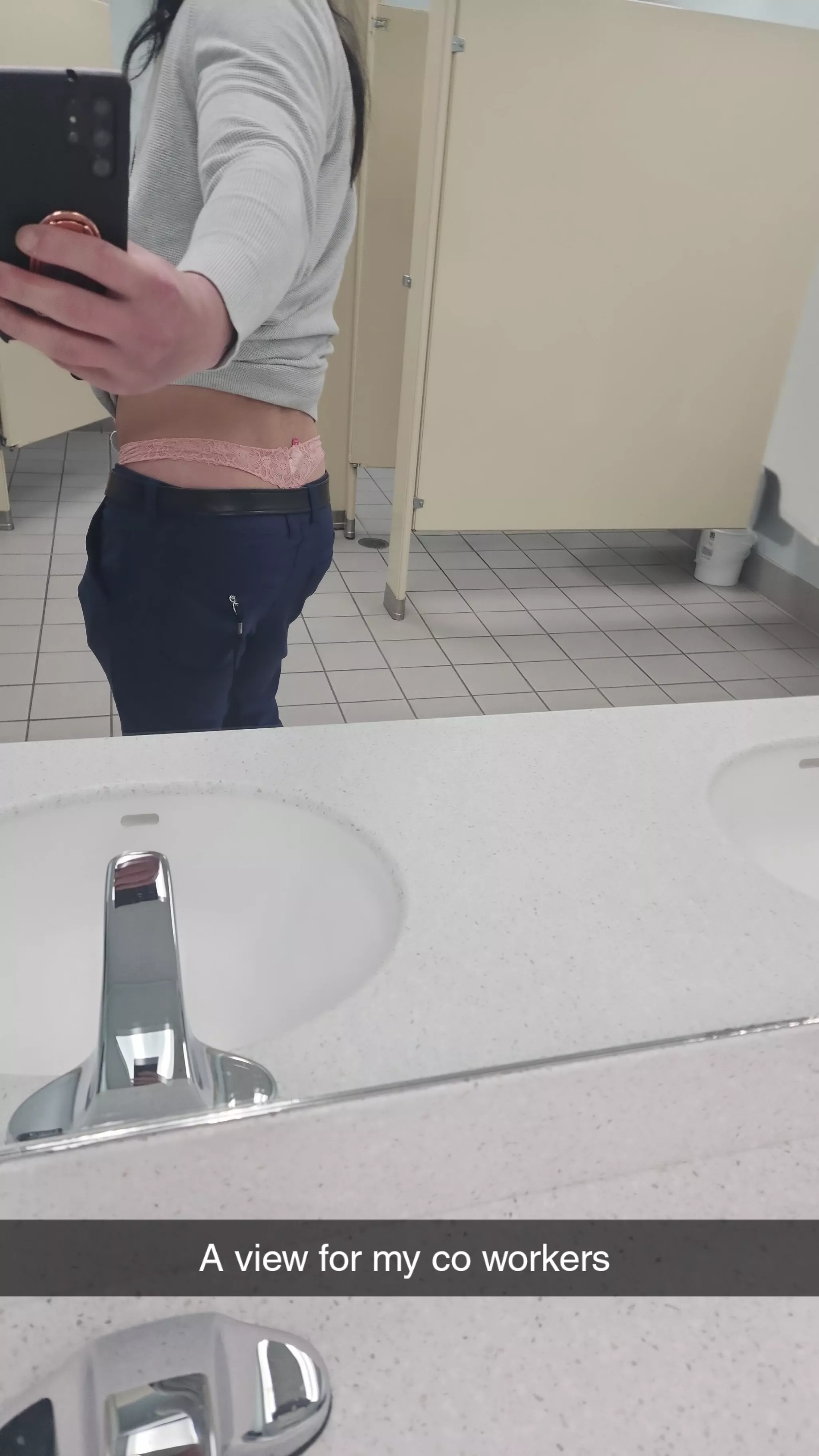 A view for my co workers (I'm the only male) posted by SissyKellyXoXo