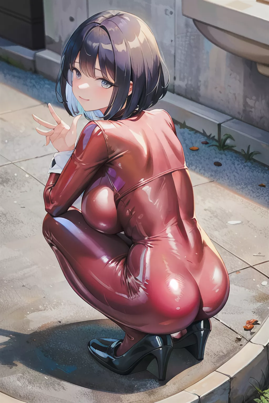 Bright Red Latex posted by CheetahSperm18