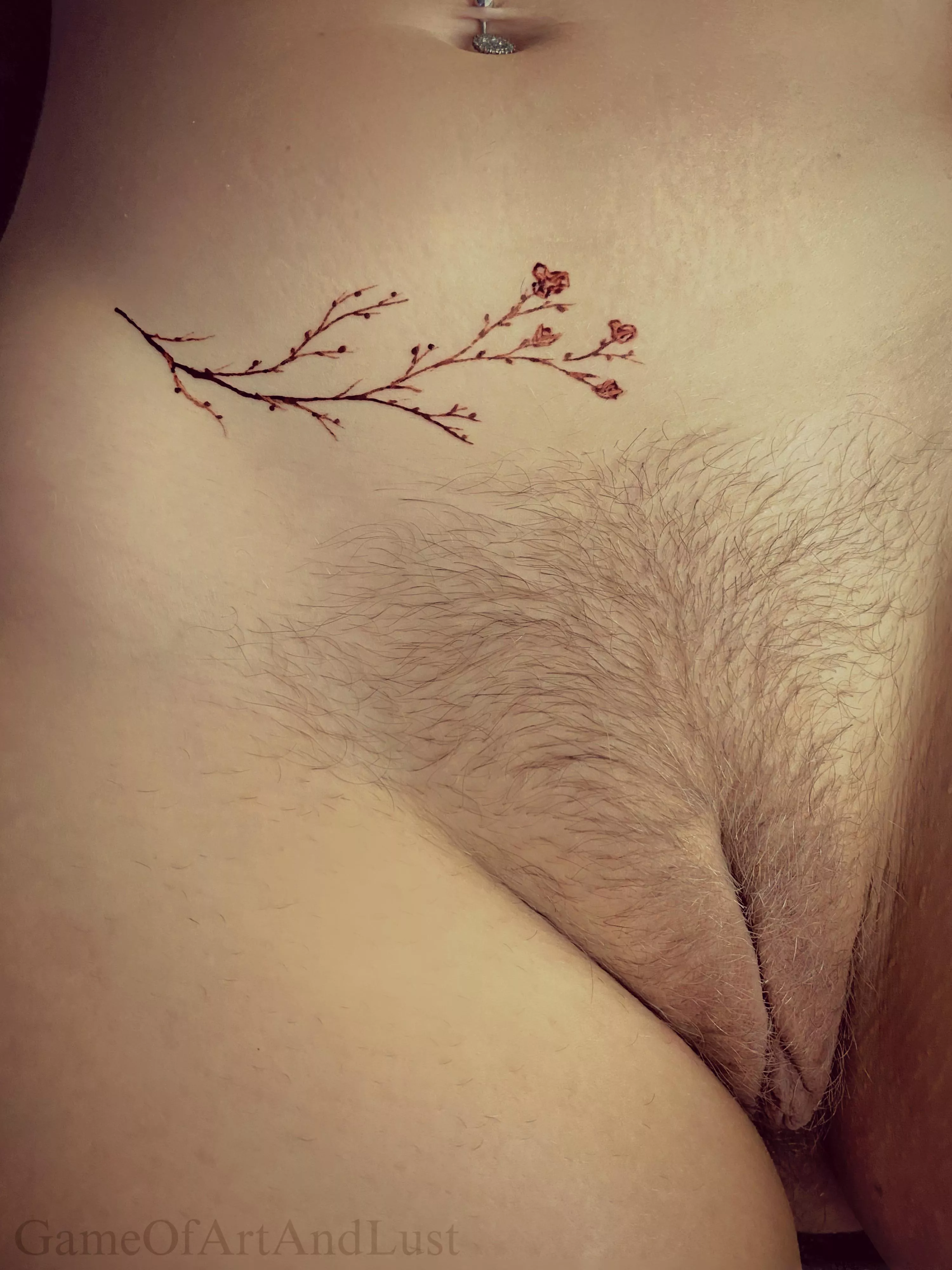 decorated with flowers posted by GameOfArtAndLust