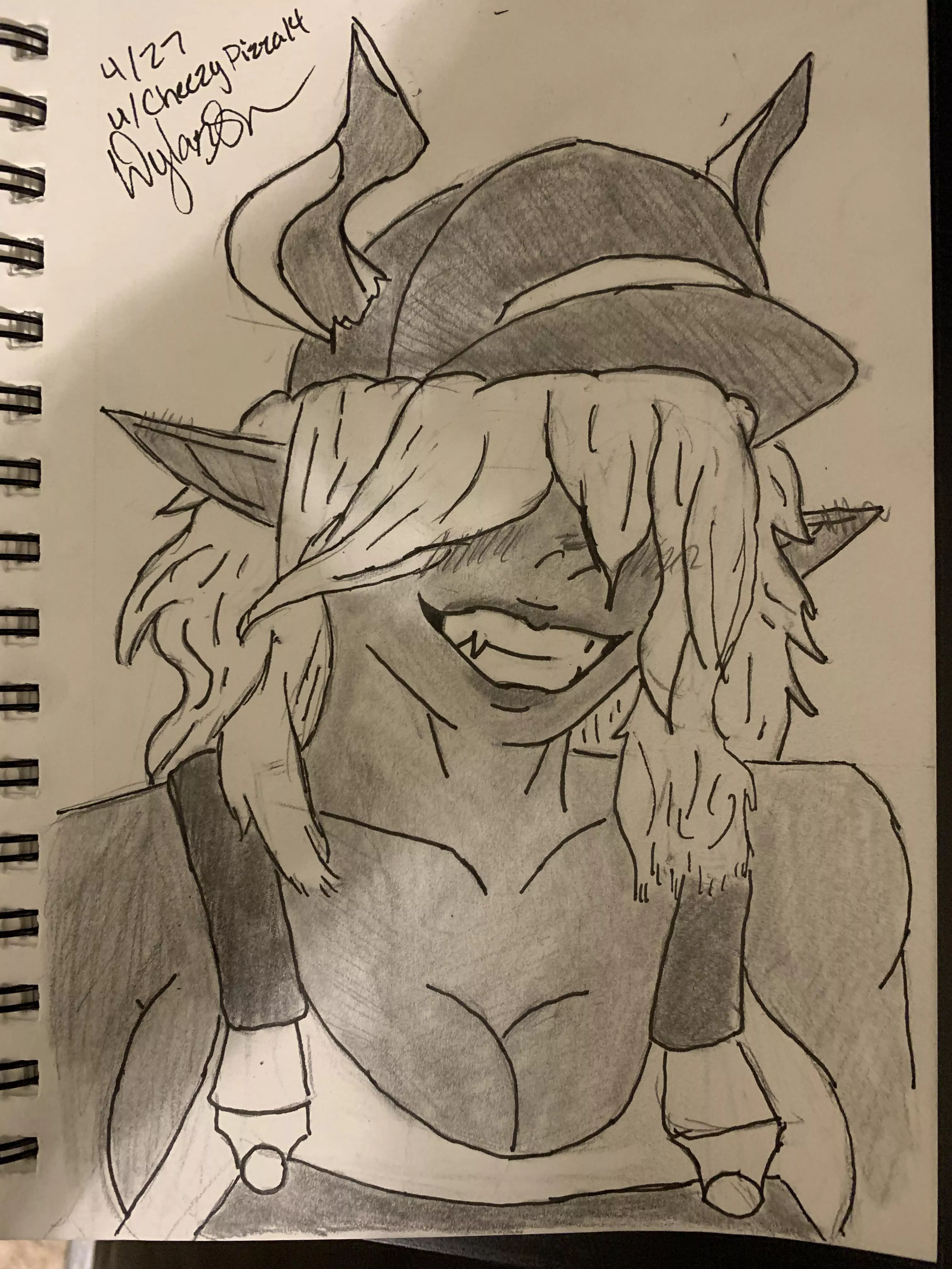Desdemona finally got her hat posted by CheezyPizza14