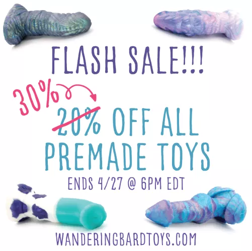 Flash Sale @ The Wandering Bard by wanderingbardtoys