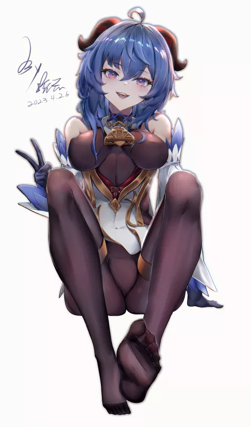 Ganyu [Genshin Impact] by CheetahSperm18