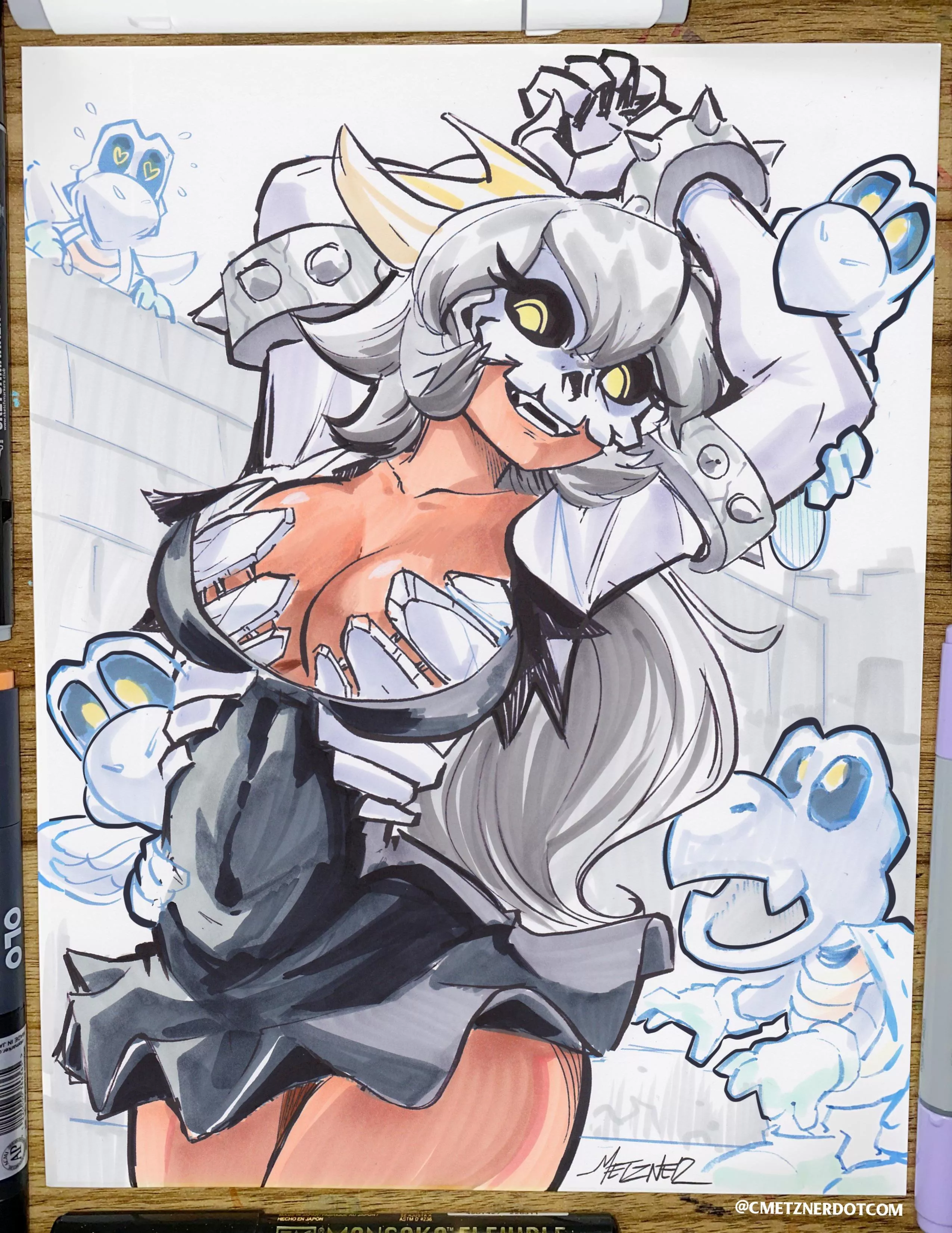 Here’s my drawing of Dry-Bonesette! posted by Spopling