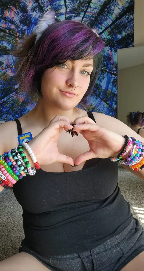 I hope you're having a wonderful day 💜 [oc] by IndigoOrion710