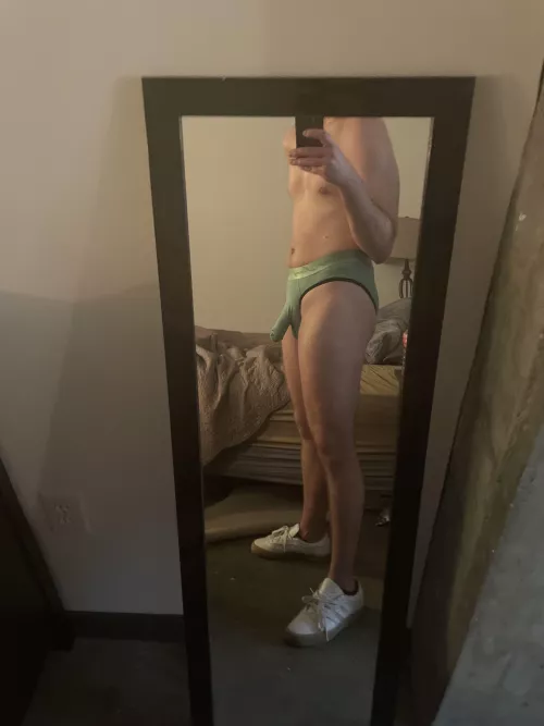 I’m going to start a channel on pornhub where we try on sexy underwear with each other and maybe sometimes the vibes are there and we have wild sex - maybe underwear in someone’s mouth 😂 Idk I just love bulges. Here’s some underwear that let’s by [deleted]