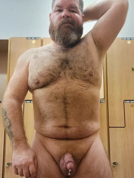 Just finished up in the gym? Where are you? posted by thatfatgaymuskbear