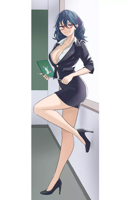 Modern teacher Byleth by Takarn