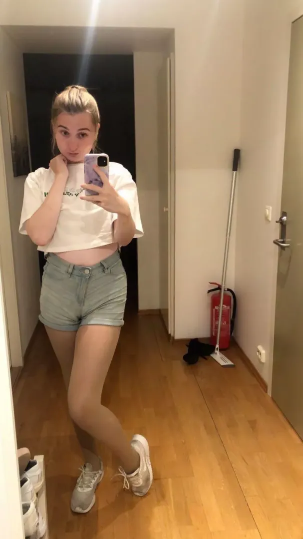 Omg my dick is so girly it looks like I’ve got a cameltoe in my shorts by TiffanyBallerina69