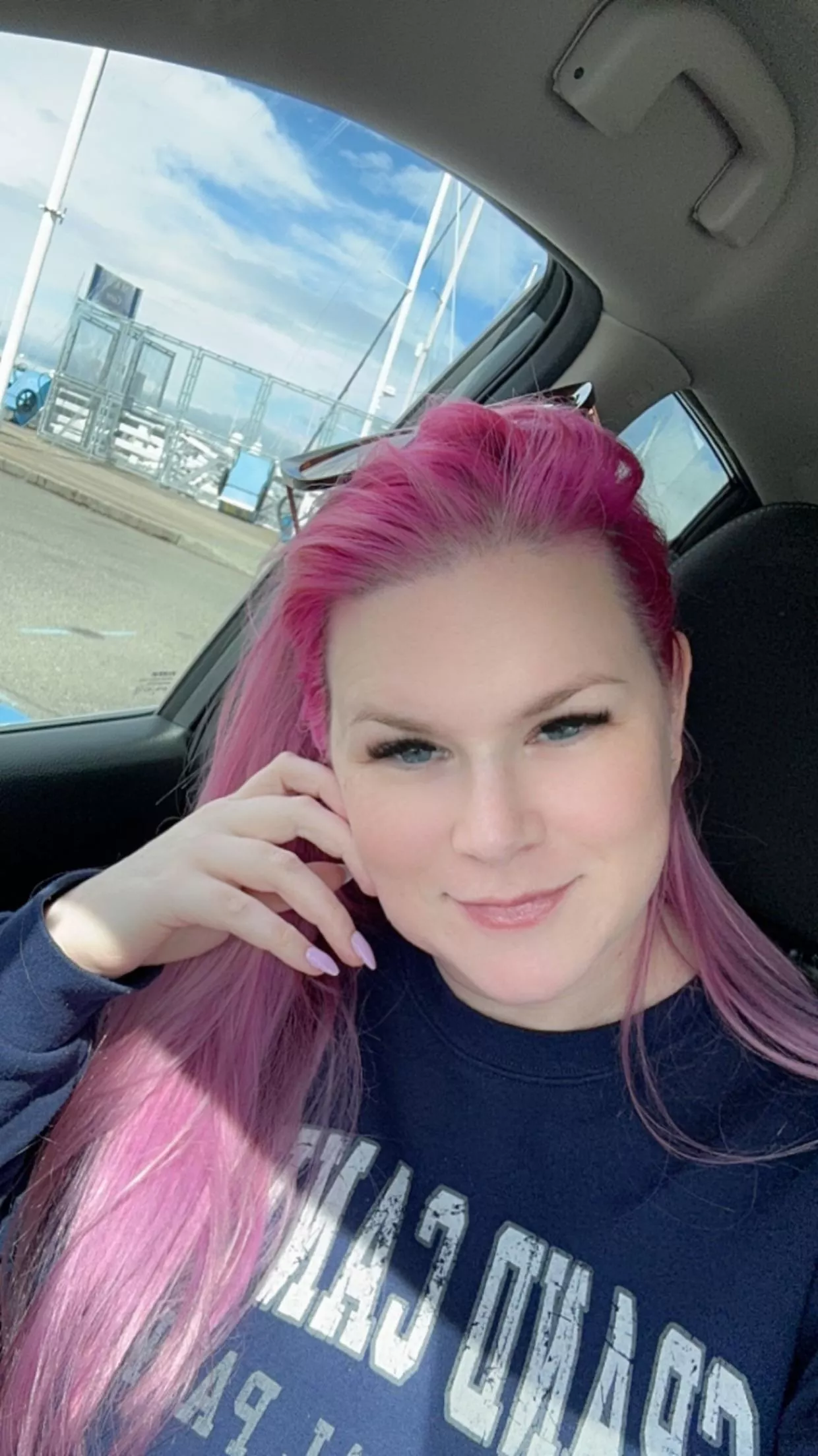 Out running errands and this color always turns some heads 💕 posted by fingers_toes_soles