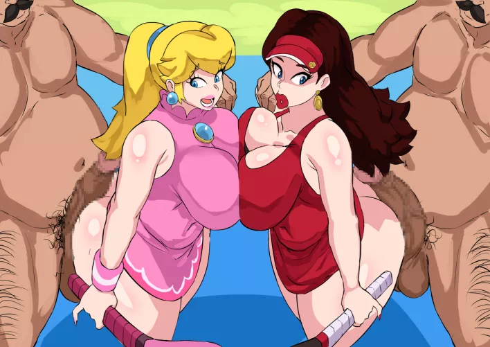 Peach and Pauline (Cyberboi) by Ricky190