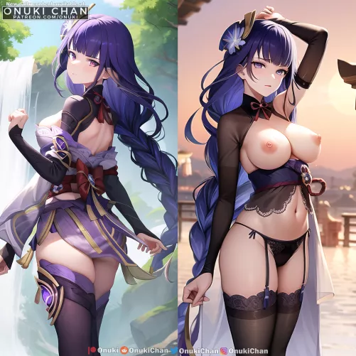 Raiden Shogun (OnukiChan) [Genshin Impact] by 3Divine