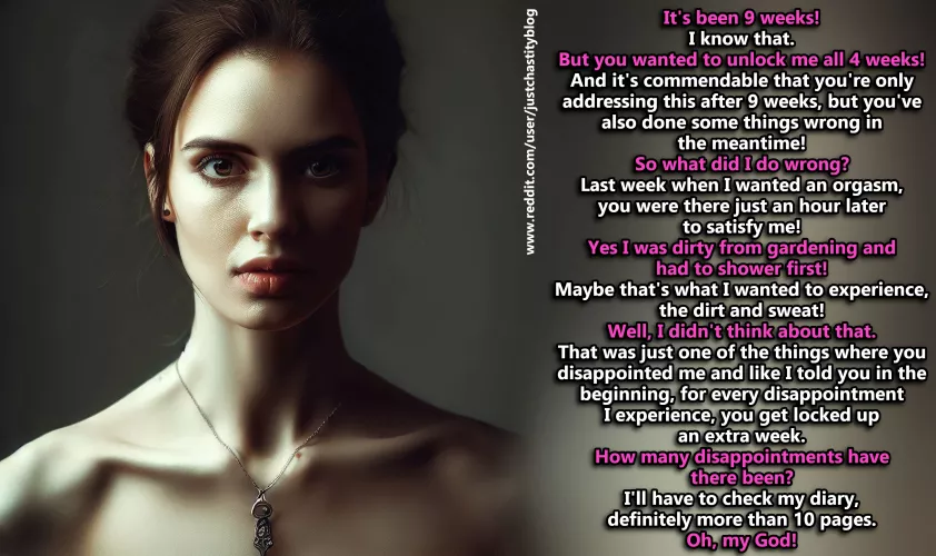 Strict wife? Soon you will be very submissive! by justchastityblog