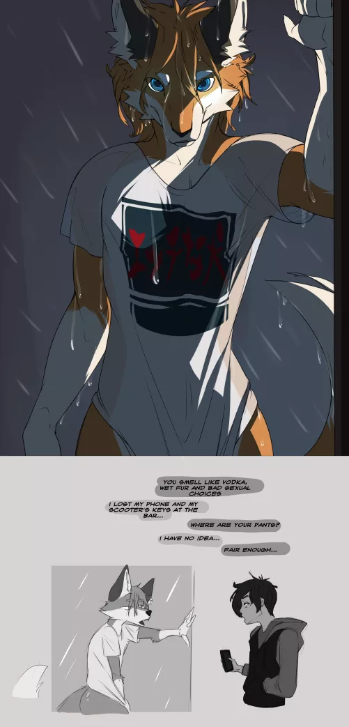 wet fur by brunorust