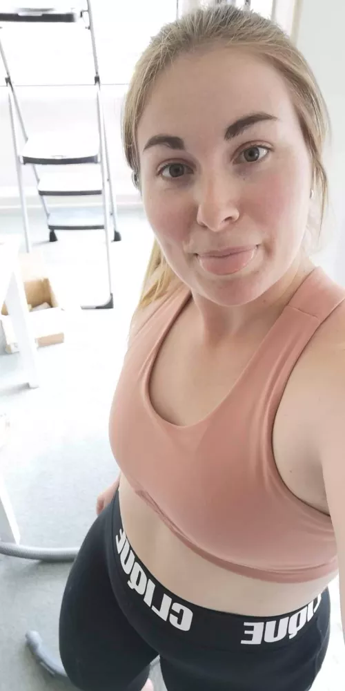 Who would stare at my natural tits while I worked out? by Last_Seaworthiness93