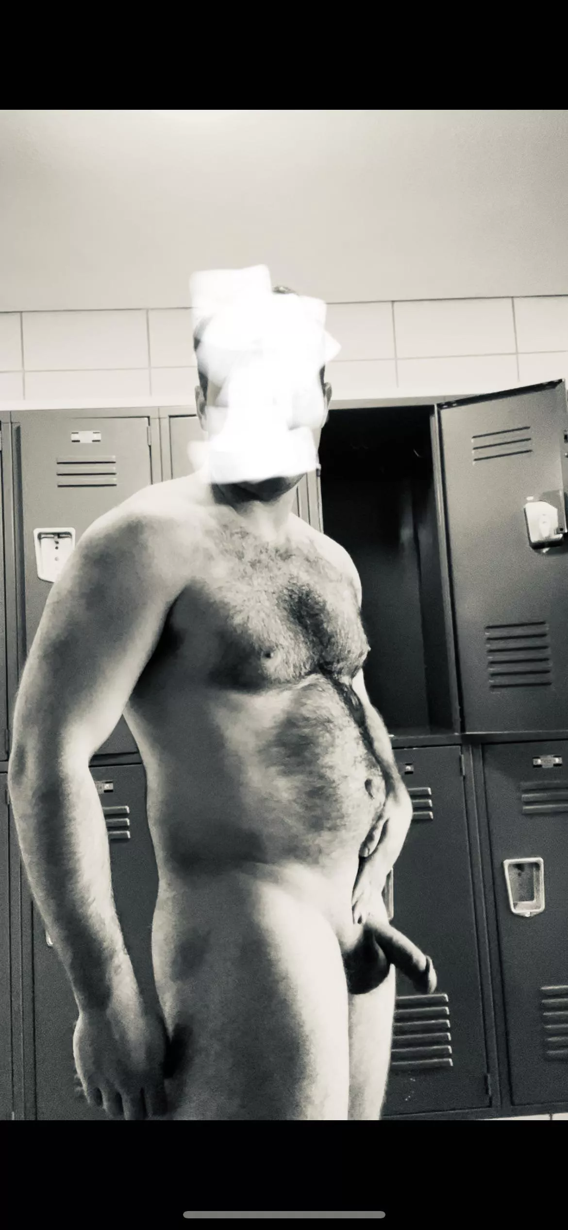 You see me in the locker room late at night…heading to the showers posted by lookatmyaveragecock