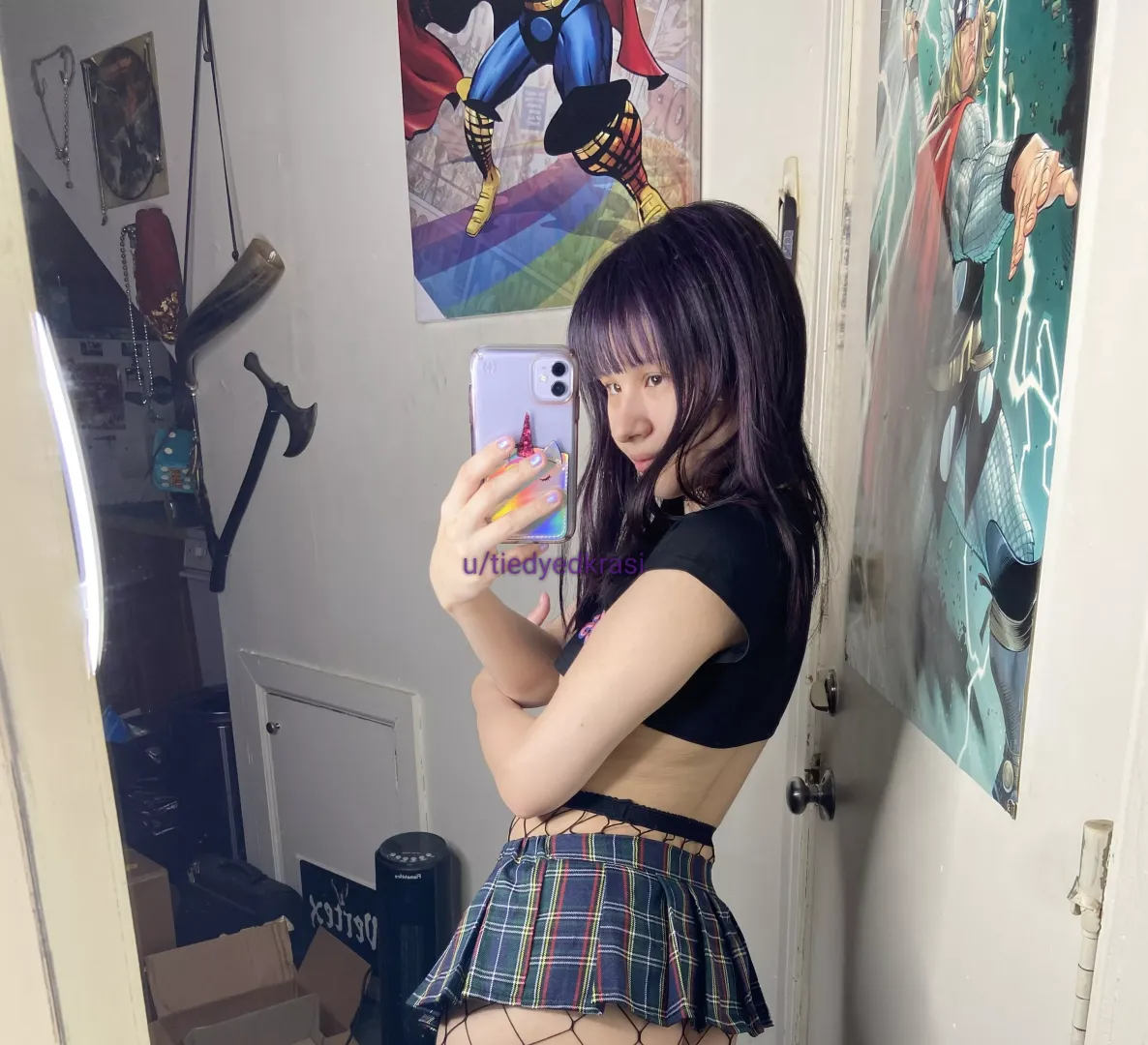 A little peep of my booty posted by tiedyedkrasi