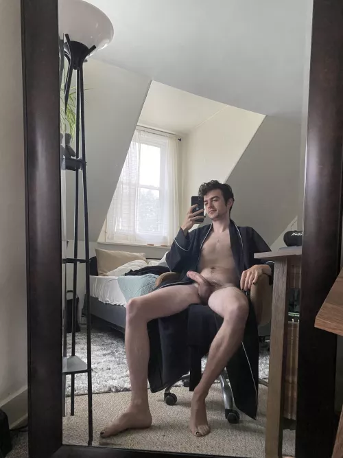 A robe and nothing underneath is my favorite thing to wear around the apartment by DannyFenton97