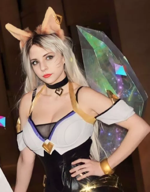 Ahri Kda Cosplay by marelywaffle by marelywafflecosplay