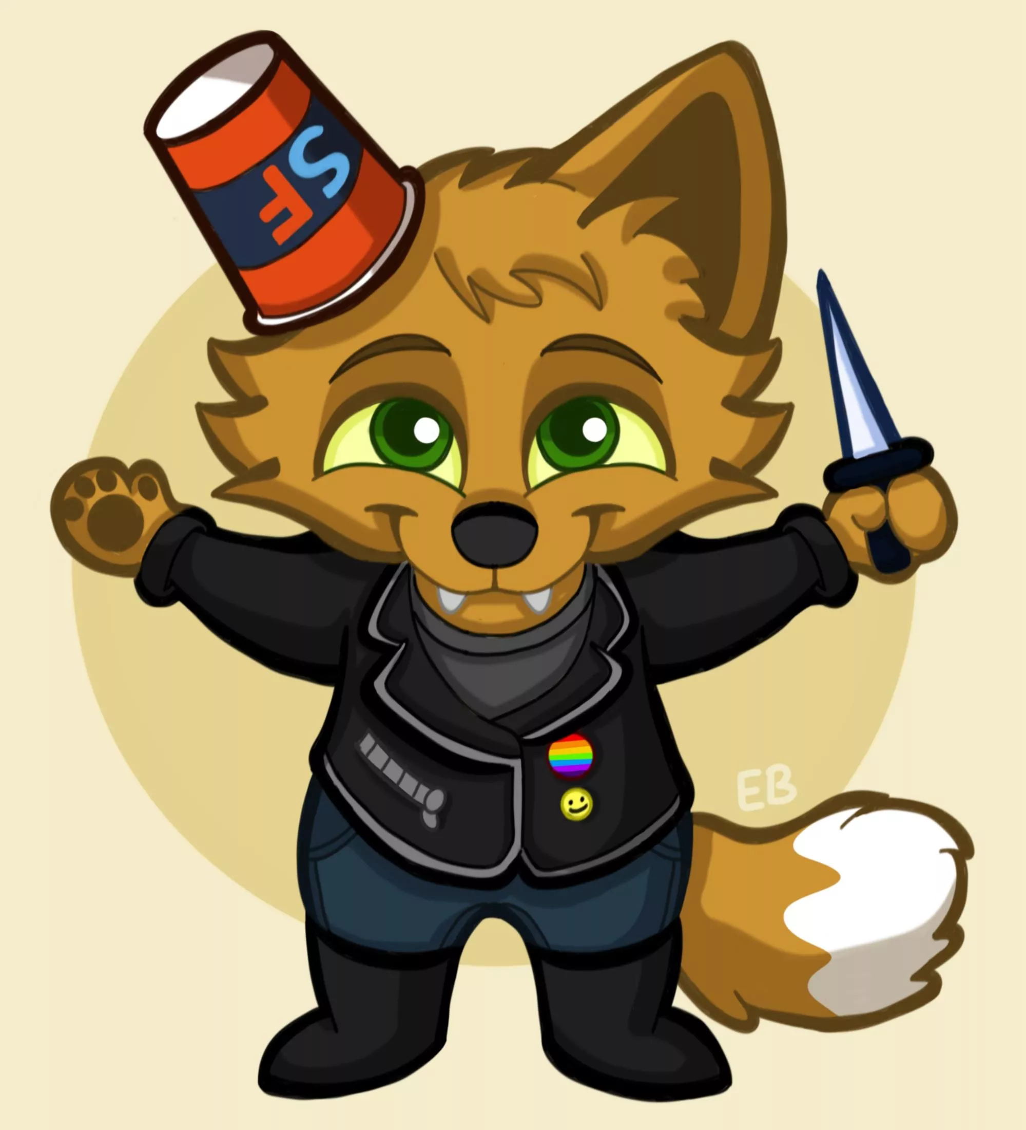 Chibi Gregg Lee from Night in the Woods (OC) posted by musicalnerd8301