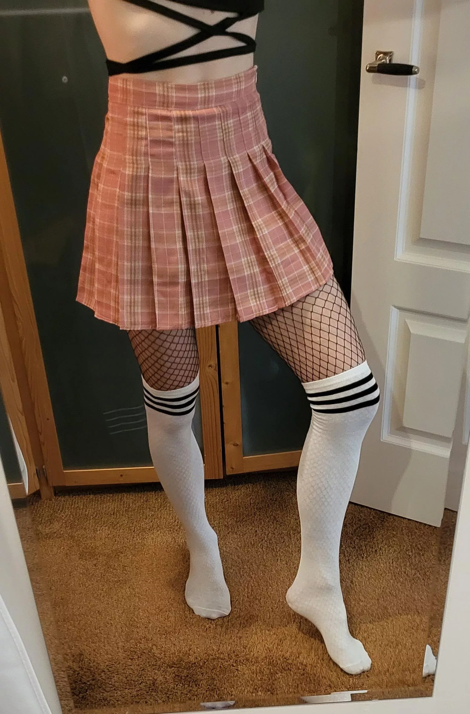 First time wearing a skirt, how do I look? posted by yourcutefemboy123