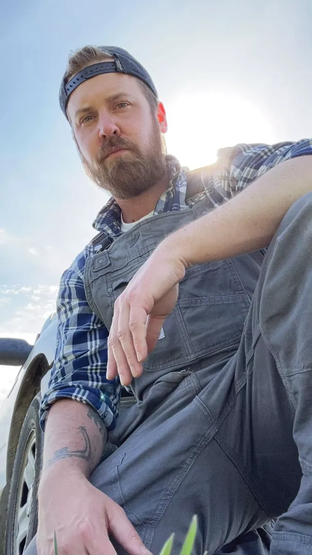 How does this cub look in overalls? 🐻 posted by ratherbeoutside69