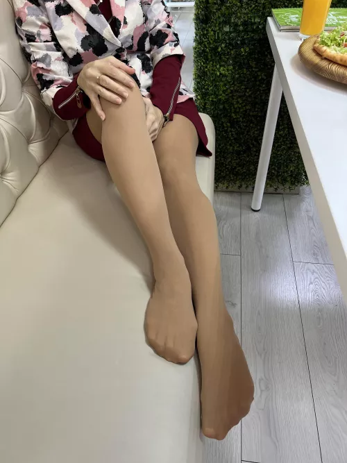 I was in cafe and asked my friend to take pictures of my sexy bare feet special for u by Specialist-Fill-8013