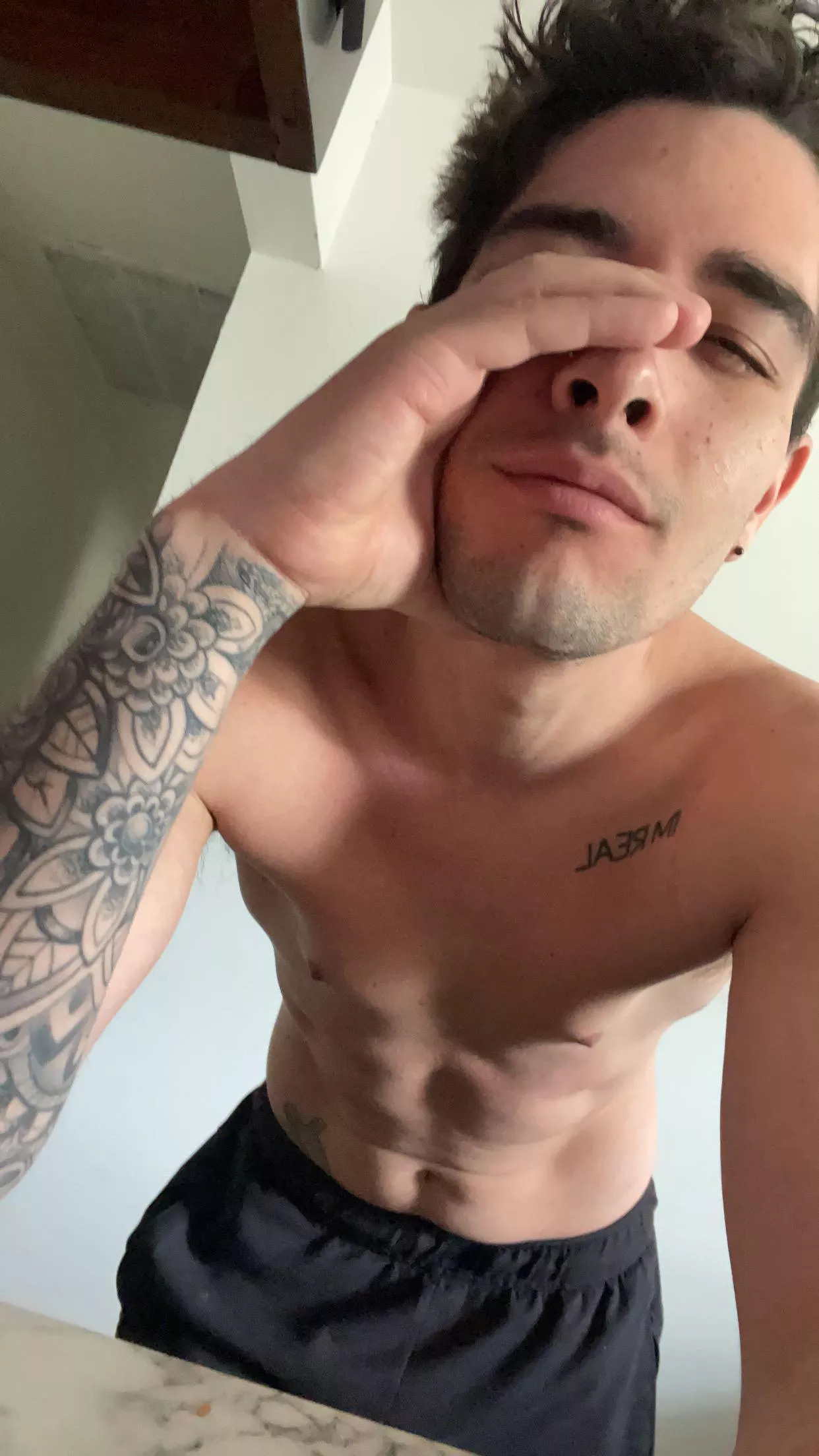 I’ve been working out and eating better. I’m feeling pretty good about myself. posted by Ninjavila