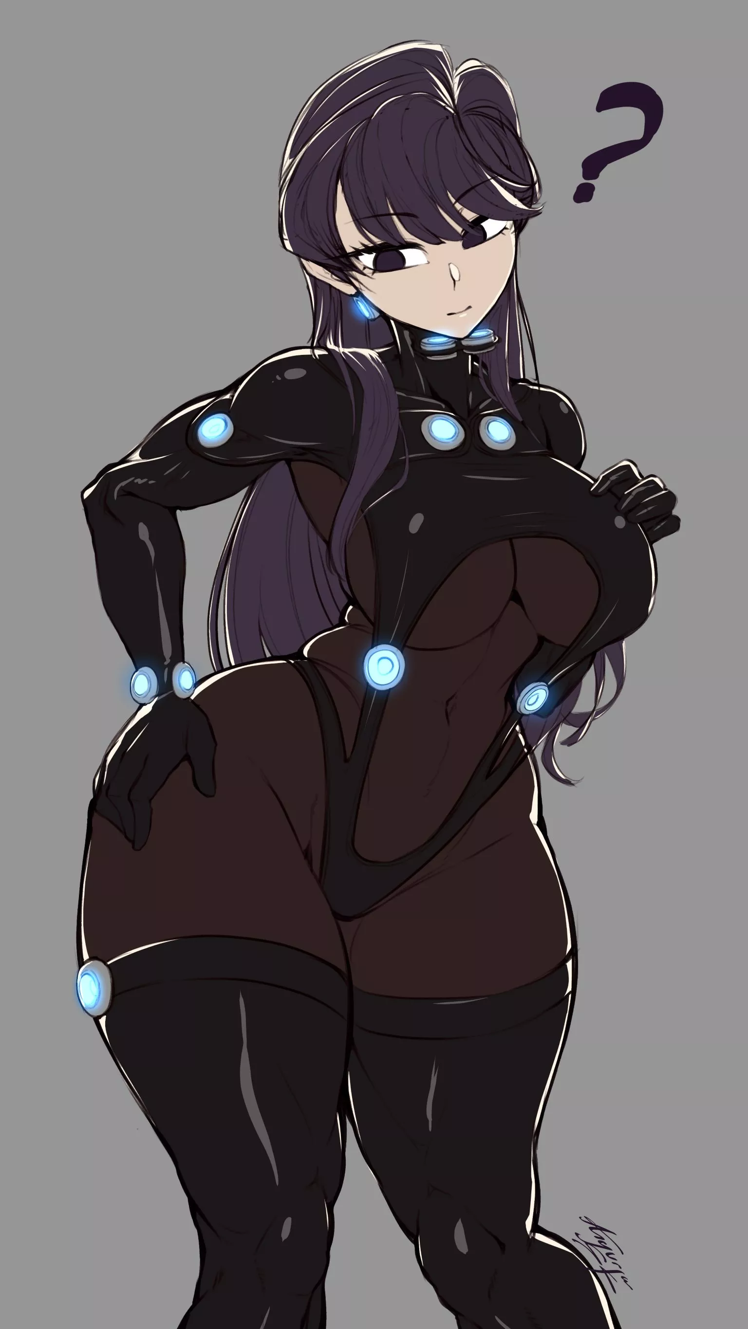 Komi Shouko Strange Suit (Anguriask) [Komi Can't Communicate/ GANTZ] posted by sequence_string