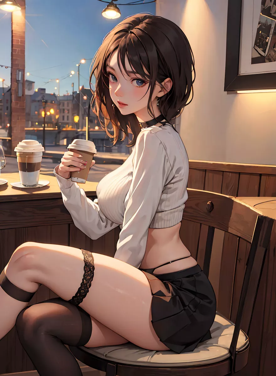 Late Night Cafe Date posted by CheetahSperm18