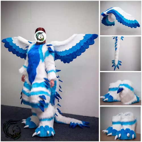 💙 Look at this Finished Bodysuit Commission!! 💙 by Potato1704