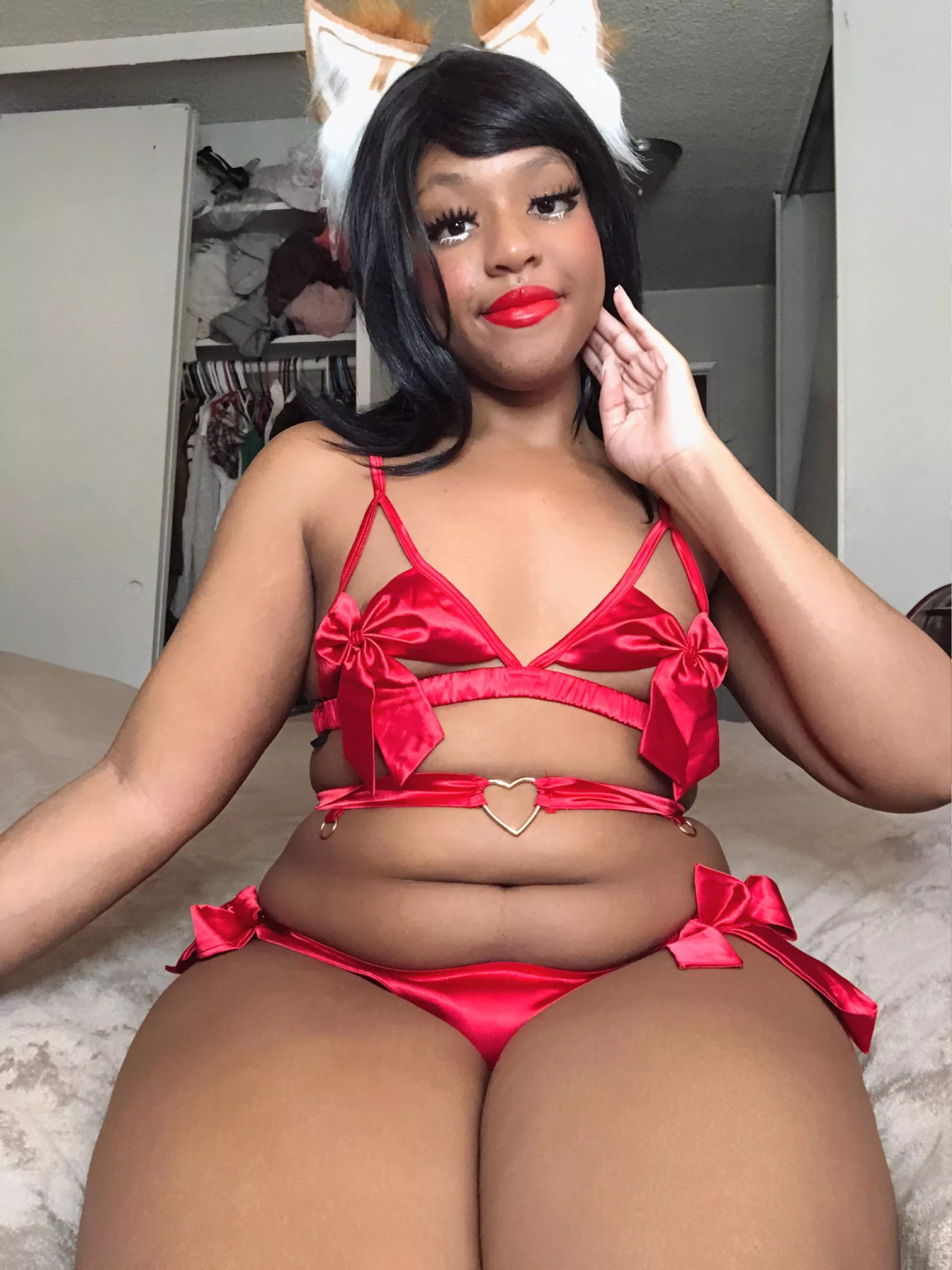 looking like a cherry today posted by nyaapet