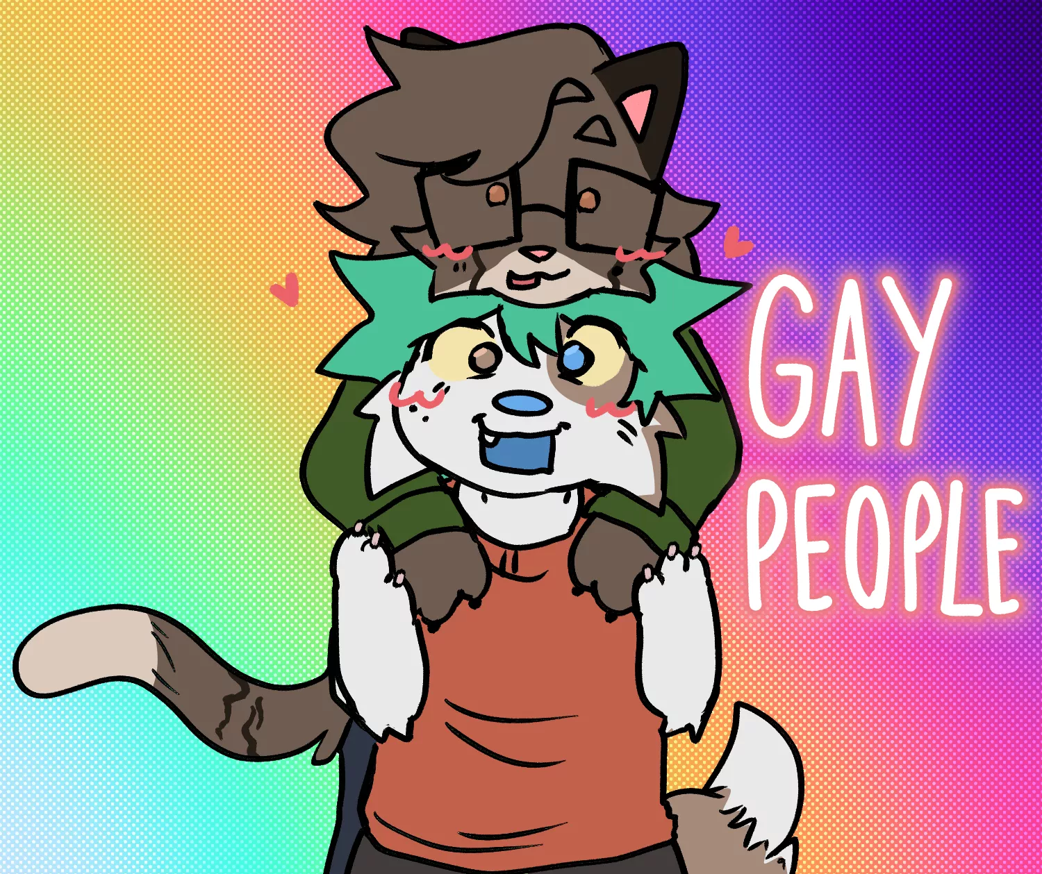 me and my boyfriend :3 (art - me) posted by donkkonk
